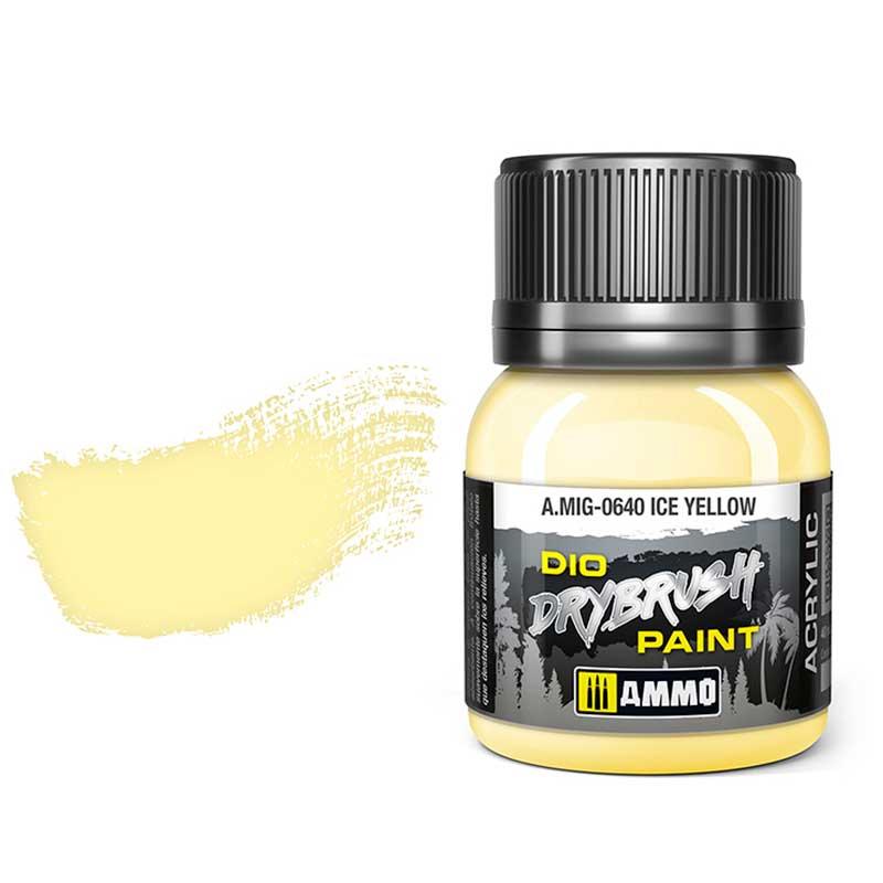 AMMO by MIG Drybrush Ice Yellow MIG0640 - Hobby Heaven