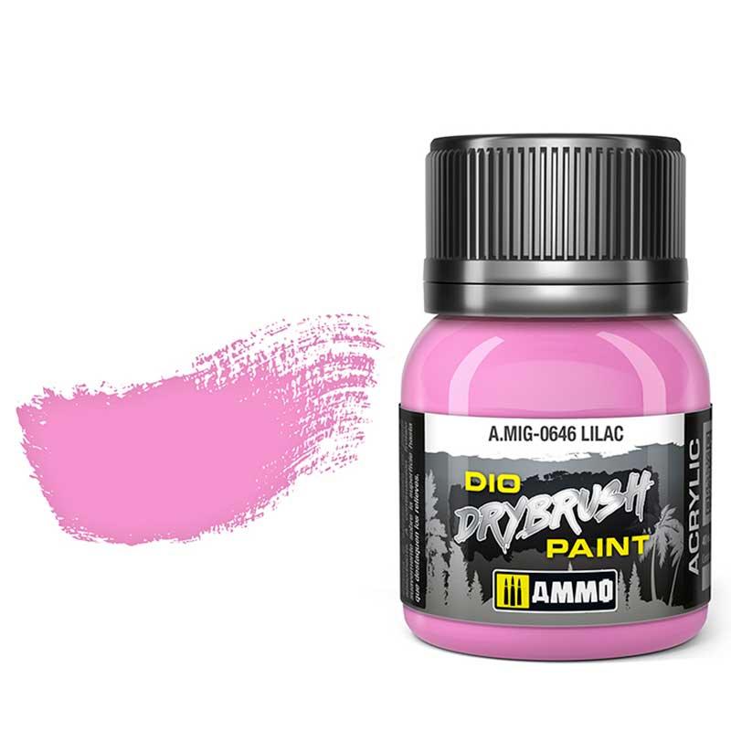 AMMO by MIG Drybrush Lilac MIG0646 - Hobby Heaven