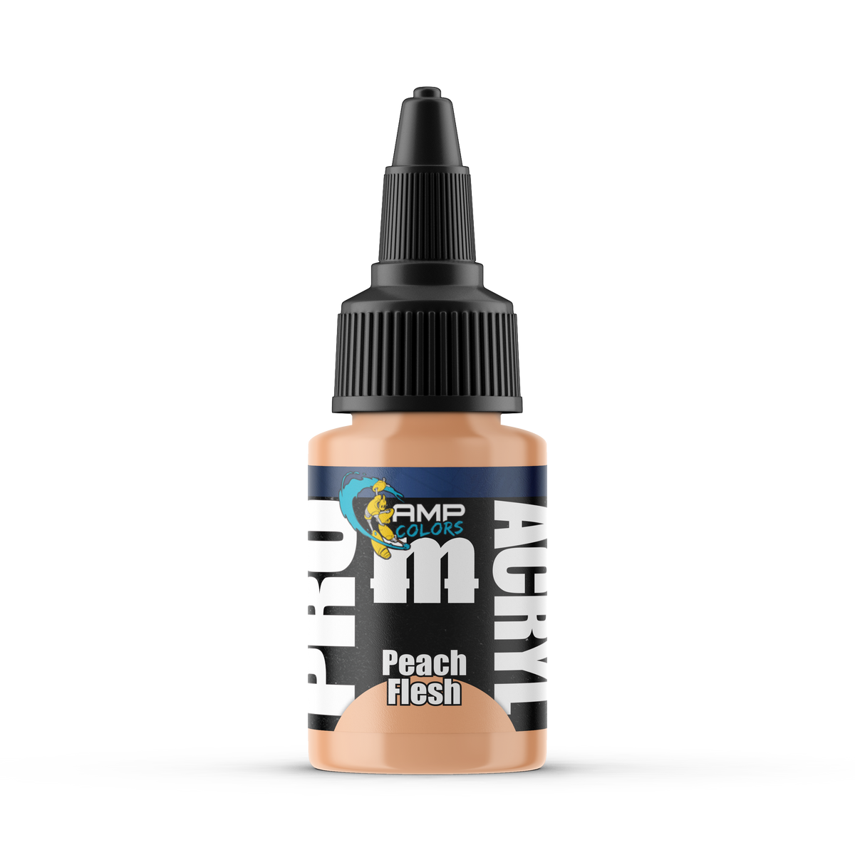 Monument Hobbies Pro Acryl AMP Peach Flesh AMP-008 — 22ml bottle with colour swatch