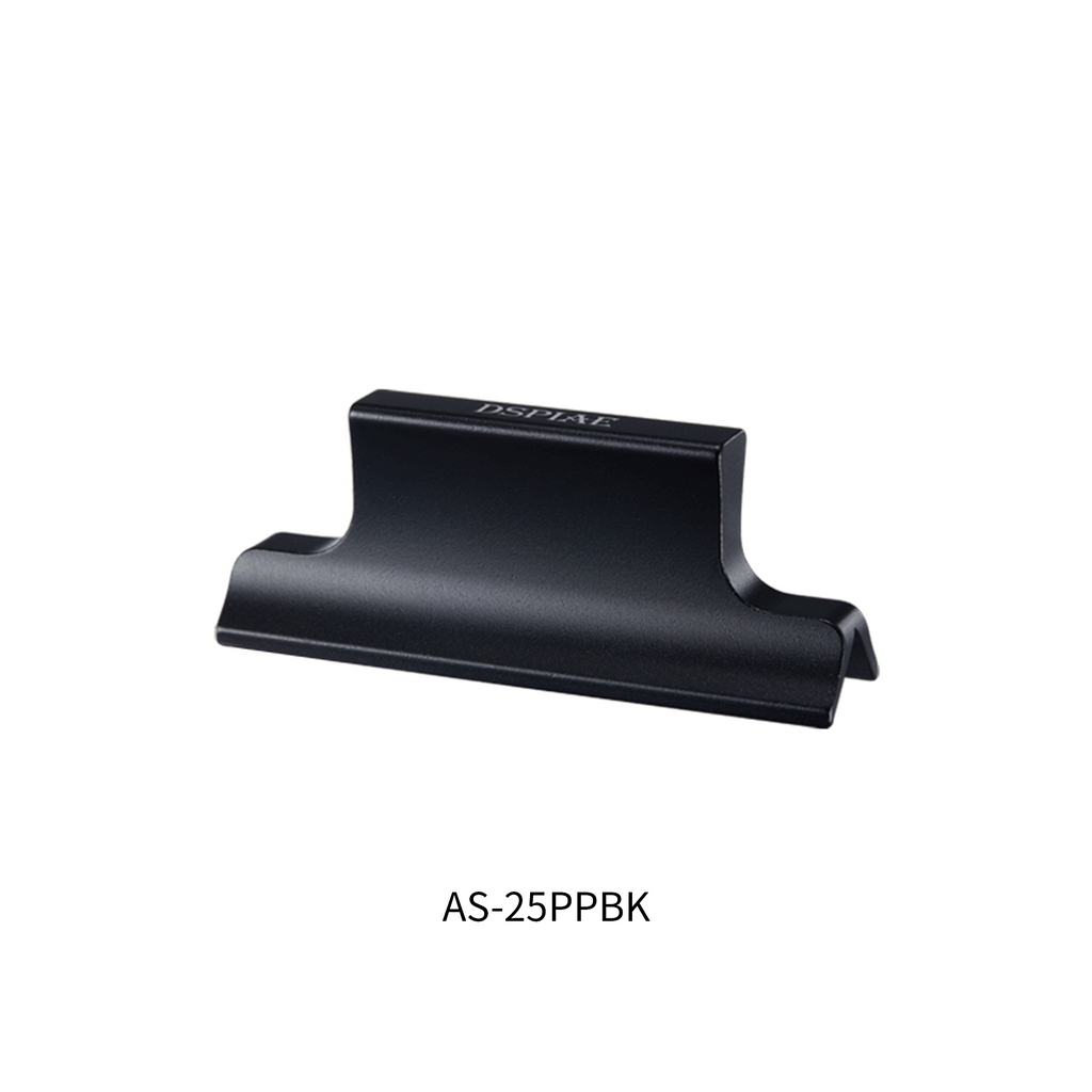 Side view of the black DSPIAE right angle sanding block, showing the two working faces that meet at 90 degrees