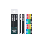 DSPIAE AS-BK15 Aluminium Alloy Sanding Board Black 4pcs