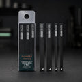 DSPIAE AS-BK15 Aluminium Alloy Sanding Board Black 4pcs