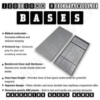 100x50mm | 50x100mm Rectangular Plain Plastic Bases | Versatile Miniature Stands