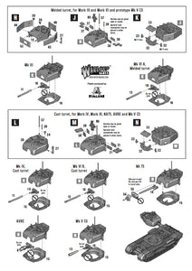 Churchill Tank WWII – Bolt Action Plastic Model 28mm