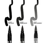 Close-up of the RCM101 Tools Set showing the Gun Metal, Wood Base and Brown markers