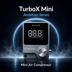 Gaahleri TurboX Mini Ambition Series hero image with dramatic blue glow lighting on dark background