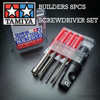 Tamiya Builders 8pcs Screwdriver Set 74023 - Hobby Heaven