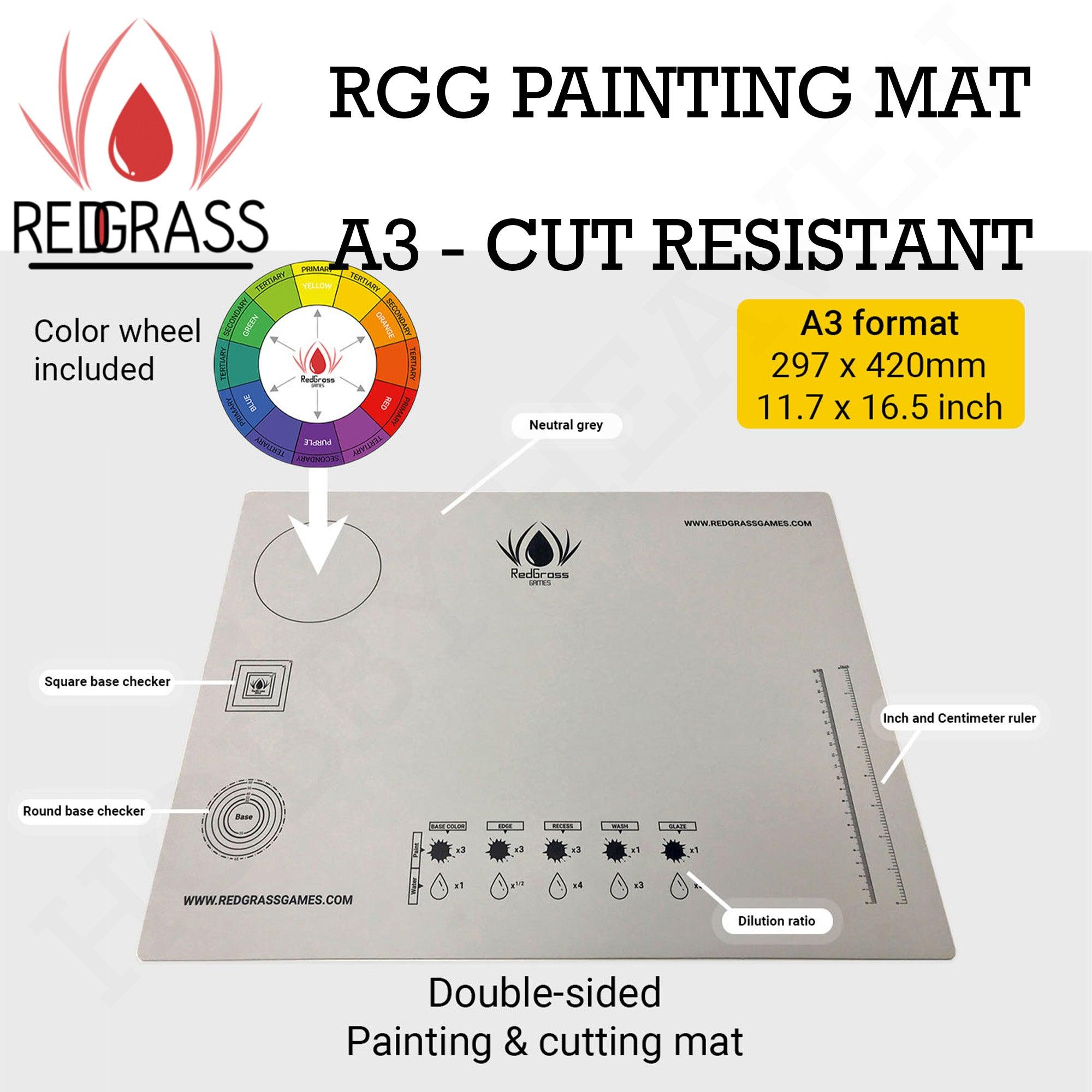 RGG Painting Mat A3 - Cut resistant - Redgrasscreative