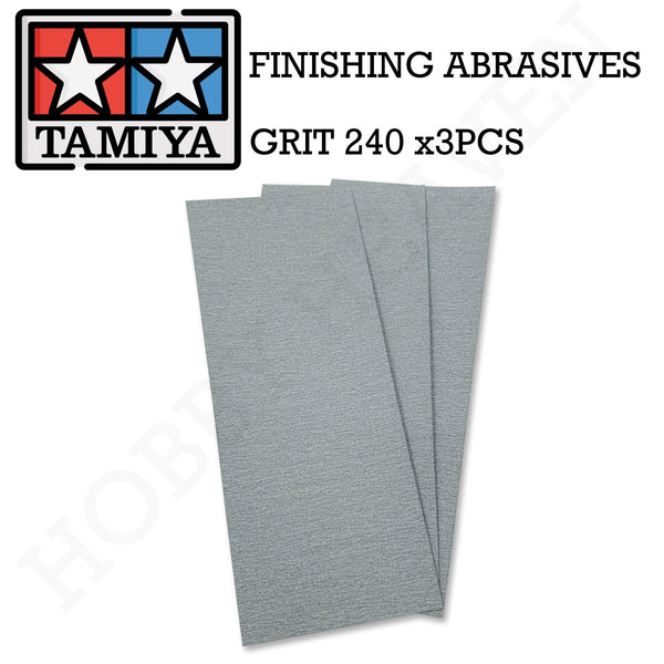 Tamiya Finishing Abrasive P240 X 3 87093 - Hobby Heaven
