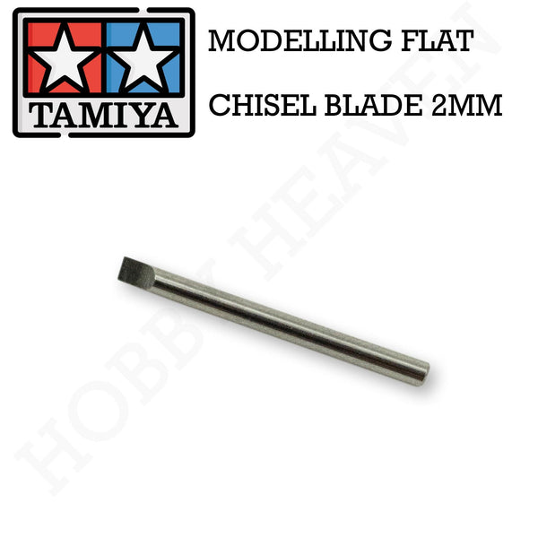 Tamiya Modelling Flat Chisel Blade 2Mm 74143 - Hobby Heaven