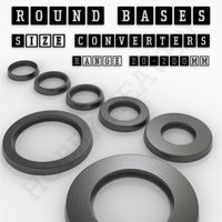 Round Bases Size Converters Round to Round 3d Print Full Range
