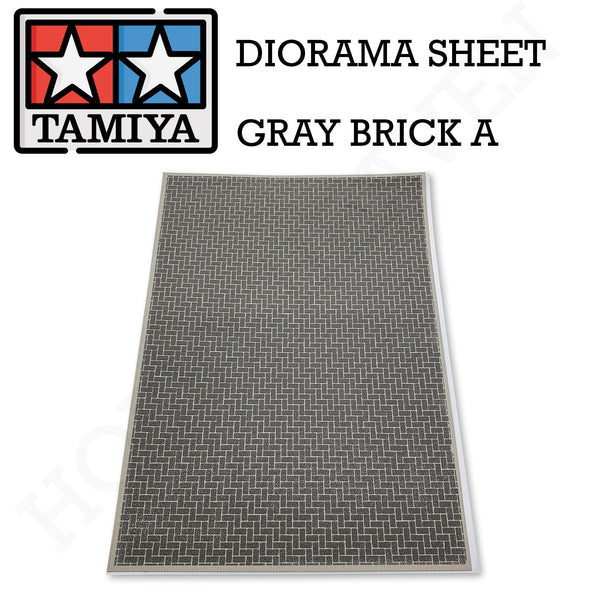 Tamiya Diorama Sheet (Gray Brick A) 87169 - Hobby Heaven