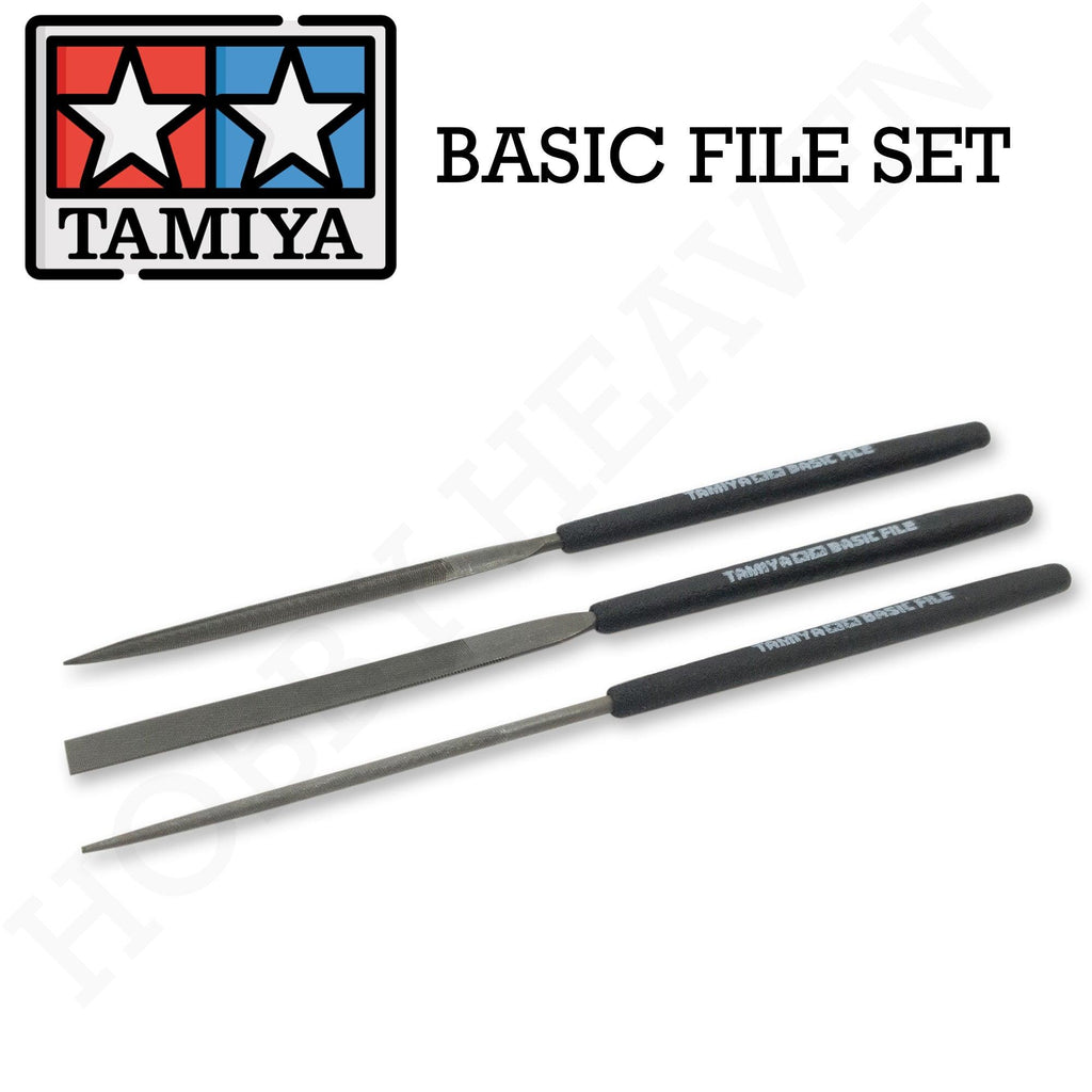 Tamiya Basic File Set Smooth Double Cut 74104 - Hobby Heaven