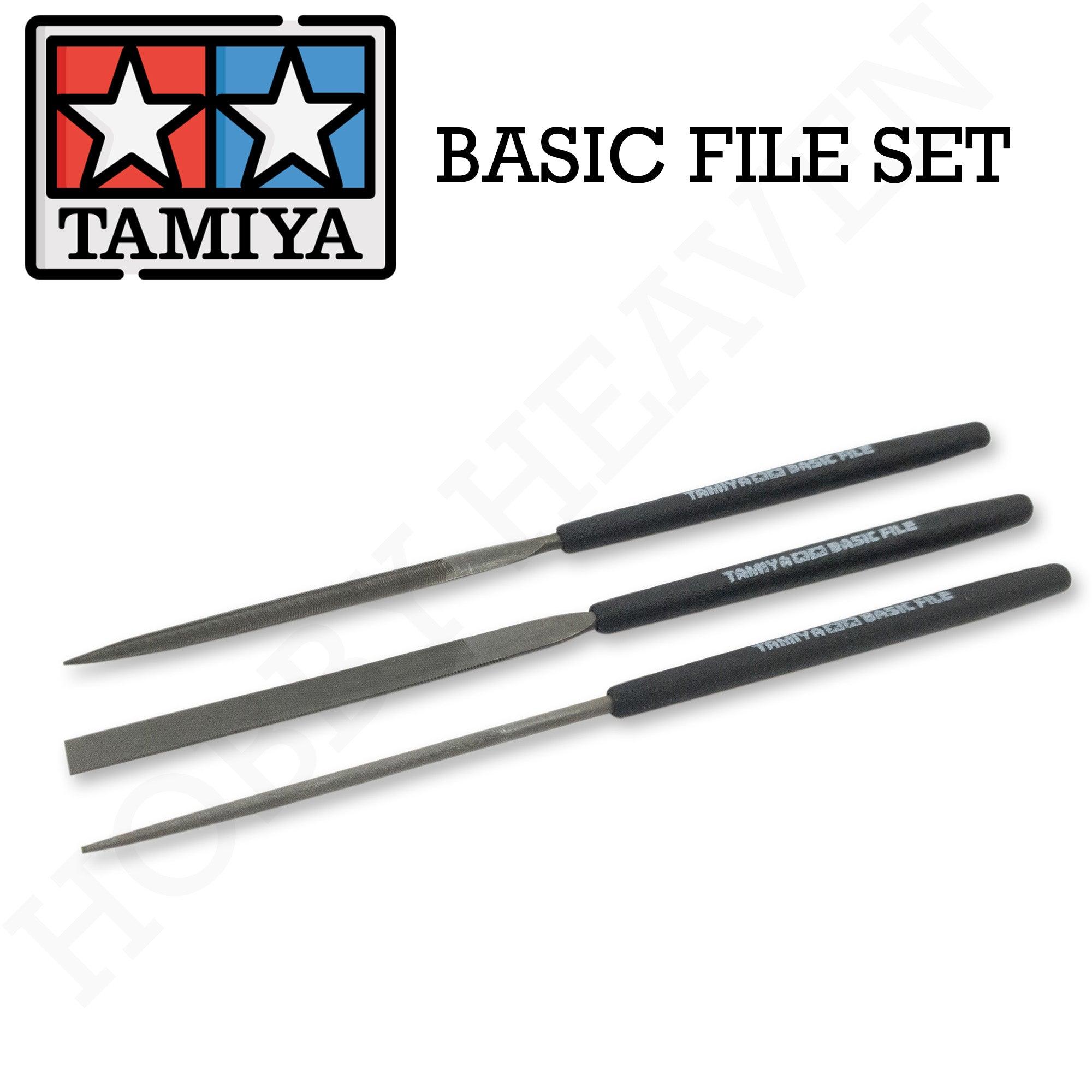 Tamiya Basic File Set Smooth Double Cut 74104 - Hobby Heaven