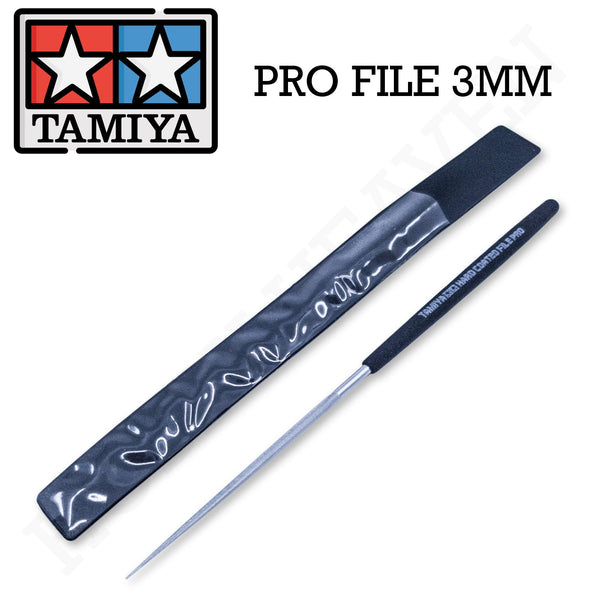 Tamiya Pro File - Round 3mm Diameter 74107 - Hobby Heaven