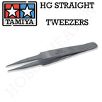 Tamiya Hg Straight Tweezers 74048 - Hobby Heaven