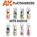 AK Interactive Playmarkers Paint Marker Sets – Full Range for Miniatures & Models