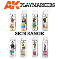 AK Interactive Playmarkers Paint Marker Sets – Full Range for Miniatures & Models
