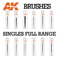 AK Interactive Synthetic Brushes for Scale Modelling & Miniature Painting (AKB001–AKB029)
