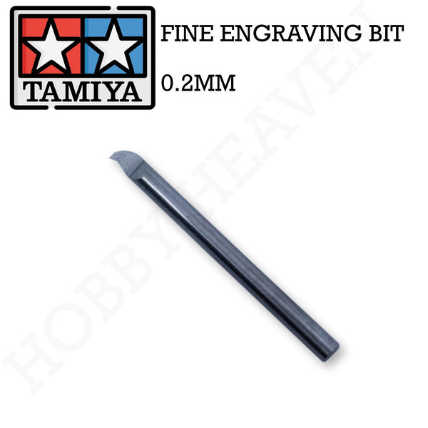 Tamiya Fine Engraving Bit 0.2mm 74136 - Hobby Heaven