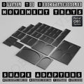 Oval to Rectangle Movement Tray Adapters