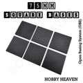 75mm Square Textured Bases 3d Printed