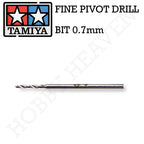 Tamiya Fine Pivot Bit 0.7mm Shank 1mm 74128 - Hobby Heaven