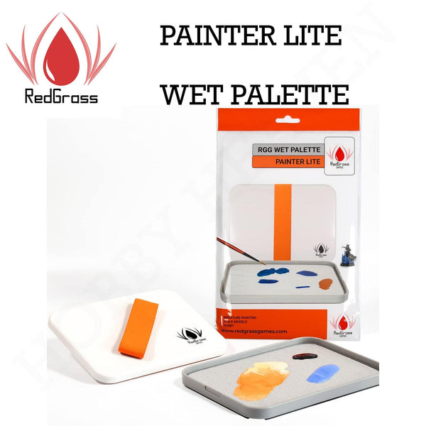 Redgrass Games Painter Lite Wet Palette Inc 50sheets/2foams WPPL50 - Hobby Heaven