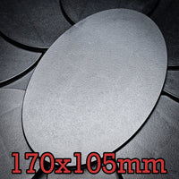 170x105mm Oval Plain Plastic Base
