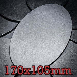 170x105mm Oval Plain Plastic Base