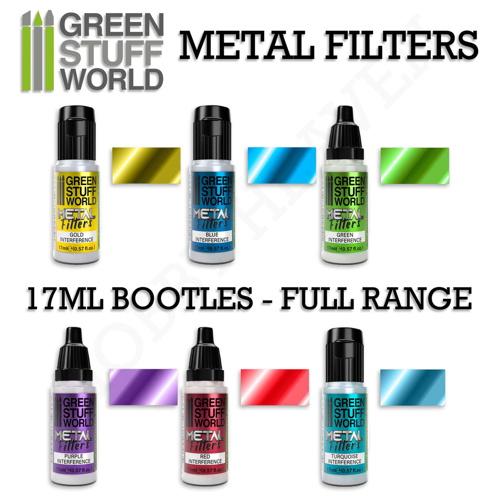Green Stuff World Metal Filters 17ml – Interference Metallic Effects