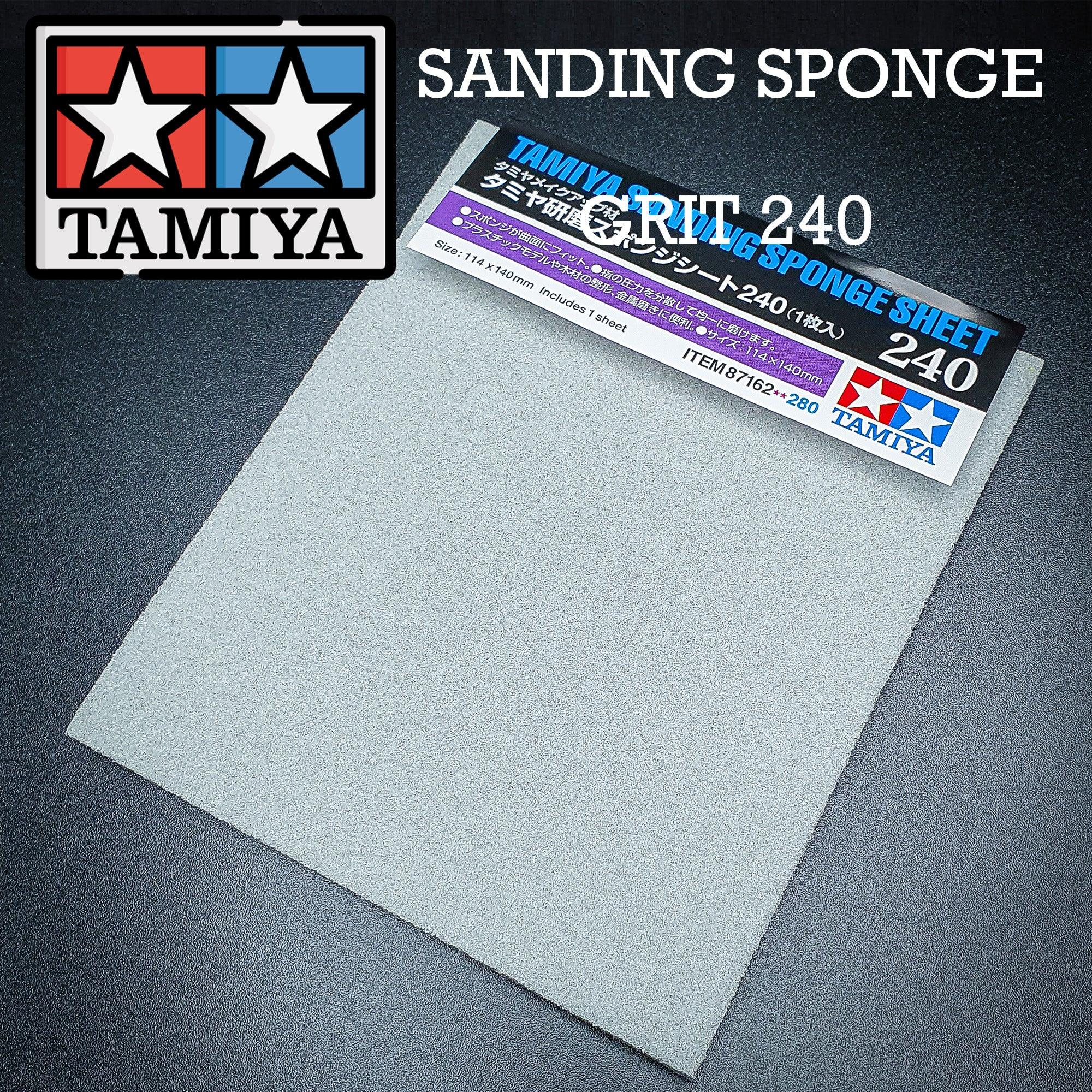 Tamiya Sanding Sponge Sheet 240 Grit - 87162 Tamiya Sanding Sponge Sheet 240 Grit - 87162