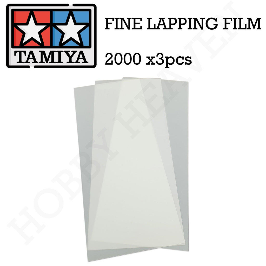 Tamiya Fine Lapping Film 2000X 3pcs 87191 - Hobby Heaven