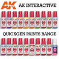 AK Interactive Quickgen Speed Paint | One-Coat Acrylics | 80+ Colours | Auto-Shading Matte Miniature Paints