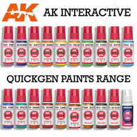 AK Interactive Quickgen Speed Paint | One-Coat Acrylics | 80+ Colours | Auto-Shading Matte Miniature Paints

