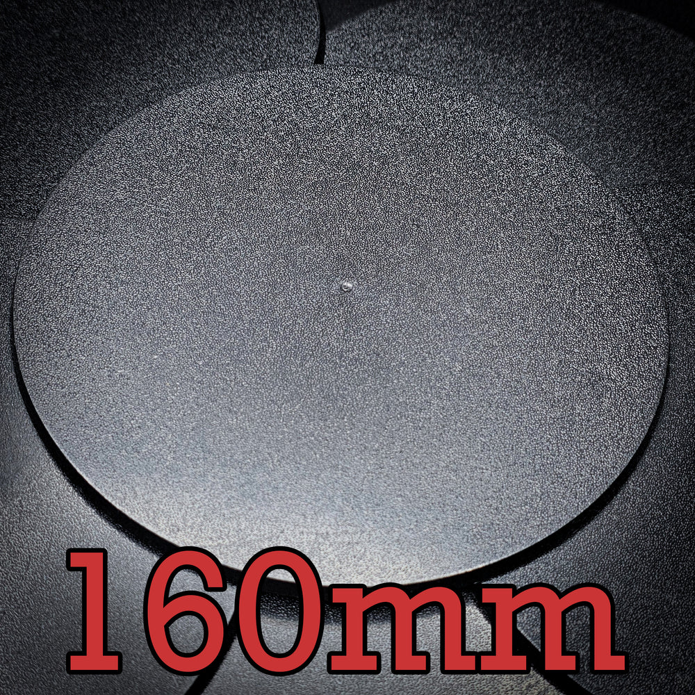 160mm Round Plain Plastic Bases