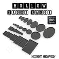 Hollow Bases Range  - Wargaming 3d Printed Bases (OBS System)