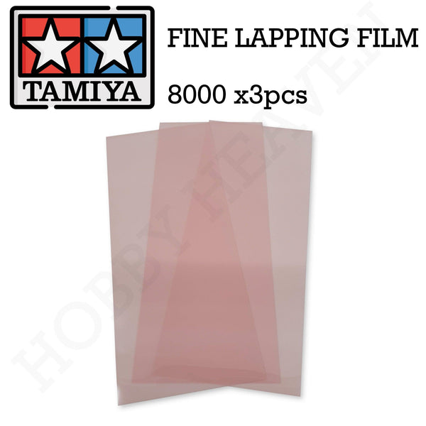 Tamiya Fine Lapping Film #8000 X 3pcs 87200 - Hobby Heaven