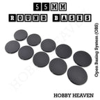 55mm Round Textured Bases 3d Printed Infinty Compatible