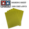 Tamiya Masking Sheet 1Mm Grid X 5pcs 87129 - Hobby Heaven