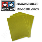 Tamiya Masking Sheet 1Mm Grid X 5pcs 87129 - Hobby Heaven