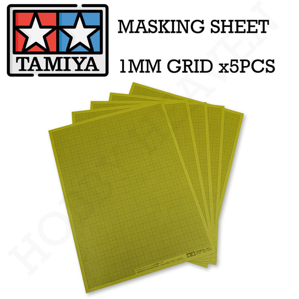 Tamiya Masking Sheet 1Mm Grid X 5pcs 87129 - Hobby Heaven