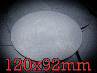 120x92mm Oval Plain Plastic Base

