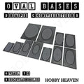 Wargaming Oval to Rectangle Base Converters – Tabletop Games | 3D Printed Tabletop Accessories