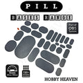 Pill Bases Range - 3d Print Full Range Tabletop Games
