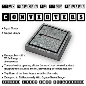 20mm to 25mm Regimented Conversion Movement Trays for 20mm to 25mm Regimented Conversion Movement Trays for