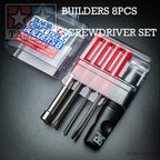 Tamiya Builders 8pcs Screwdriver Set 74023 - Hobby Heaven