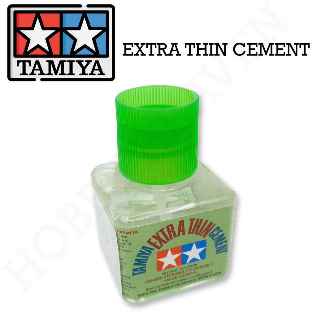 Tamiya Extra Thin Cement (Quick-Setting) 40ml Paint Bottle