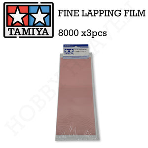 Tamiya Fine Lapping Film #8000 X 3pcs 87200 - Hobby Heaven