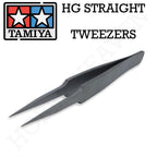 Tamiya Hg Straight Tweezers 74048 - Hobby Heaven